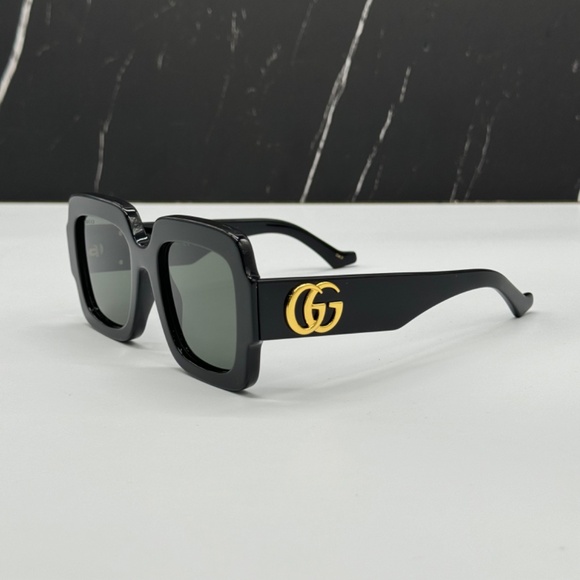 NEW GG1547S 001 GUCCI SQUARE WOMEN SUNGLASSES GUCCI BLACK EYEWEAR main image 12